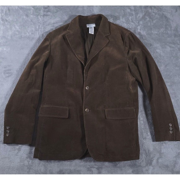 Covington Other - Covington Corduroy Sport Coat Mens Large 44 Brown Jacket 2 Button Single Vent